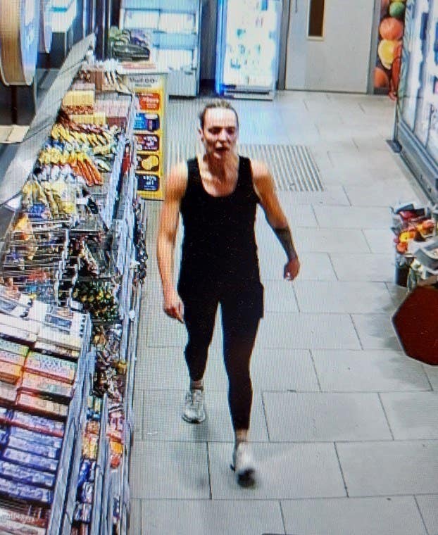 CCTV still of 38-year-old Rachel Booth who was reported missing on Saturday