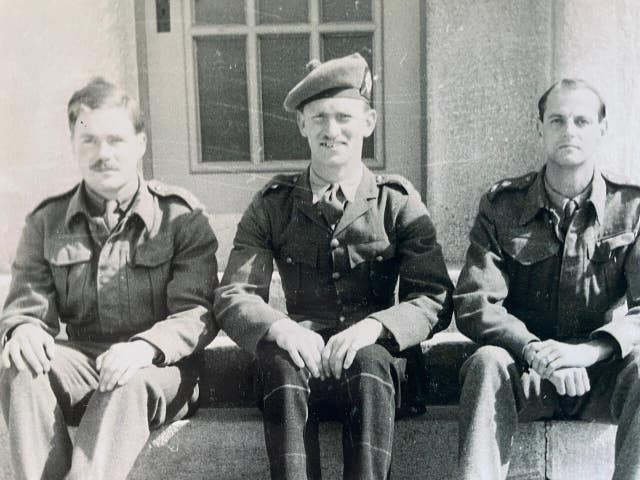 Major John Errington celebrates his 104th birthday
