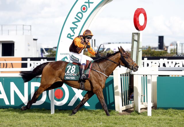 Noble Yeats passes the post to win the National