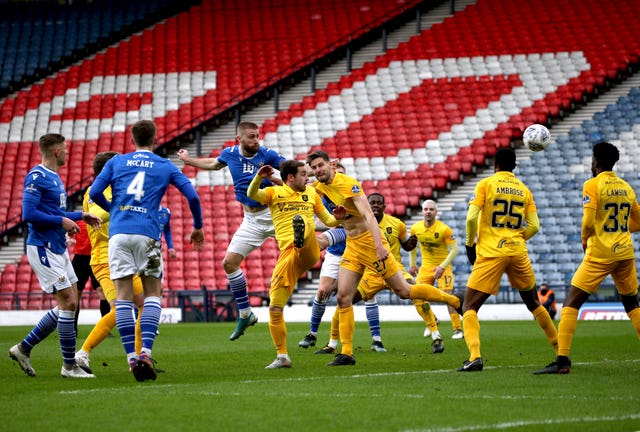 Shaun Rooney scores the games only goal