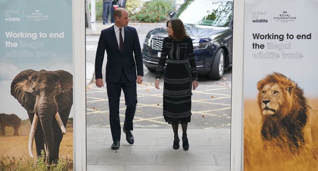 William arrives