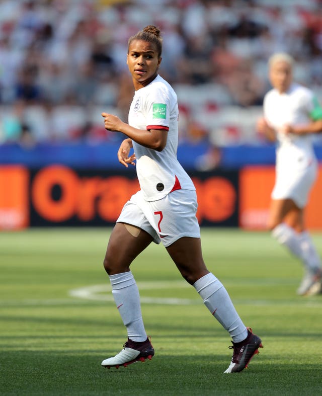 England's Nikita Parris was sent on as a second-half substitute against Japan