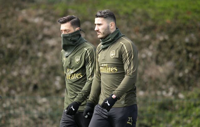 Mesut Ozil and Sead Kolasinac were targeted by would-be thieves on Thursday 