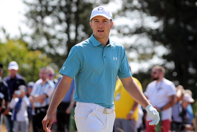 Defending Open champion Jordan Spieth's first round fell apart late on at Carnoustie