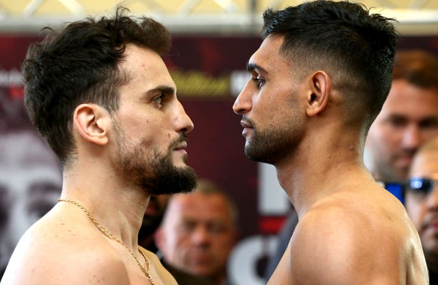 Amir Khan Determined To End Career On A High 1 amir khan v phil lo greco weigh-in โ liverpool hilton hotel