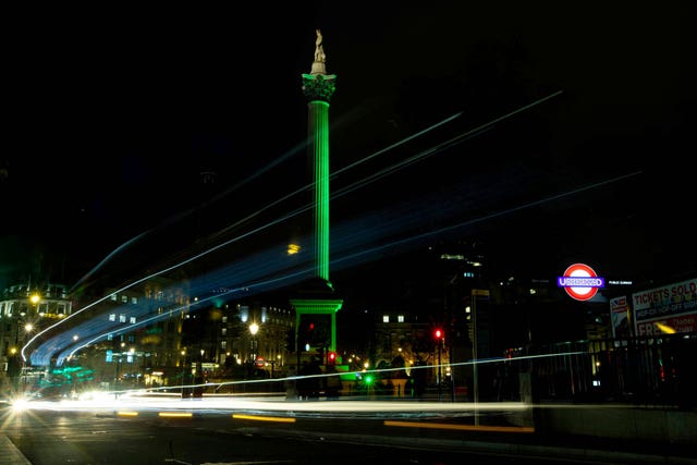 Nelson's Column, Trafalgar Square in London