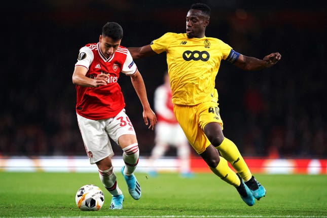 Arsenal’s Gabriel Martinelli