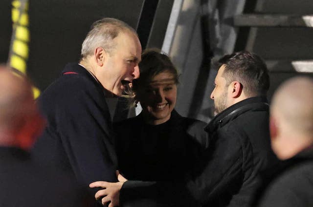 Ukrainian President Volodymyr Zelensky visit to Ireland