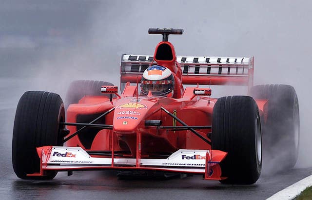 Michael Schumacher won the 1998 British Grand Prix in the pit-lane