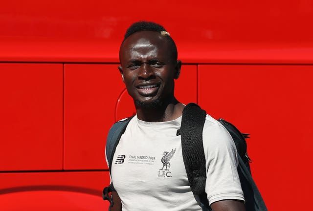 Sadio Mane is not training 