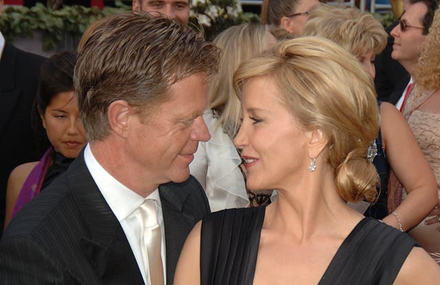 William H Macy and Felicity Huffman at the Academy Awards