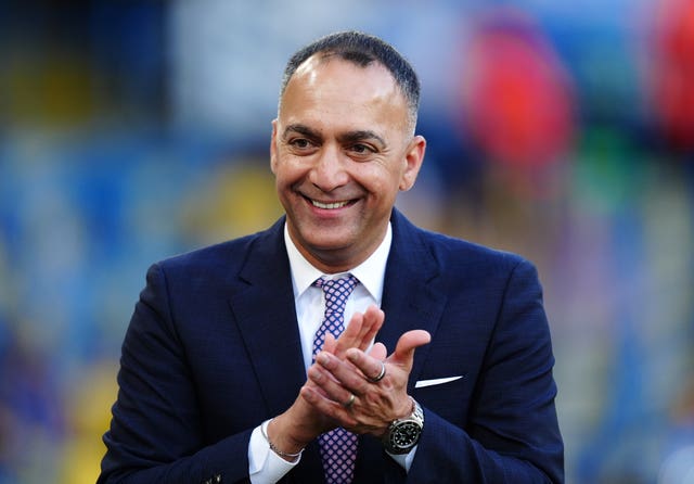 Leeds Leeds chairman Paraag Marathe applauds