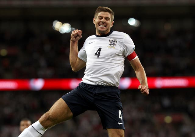 Gerrard scored a total of 21 goals for England