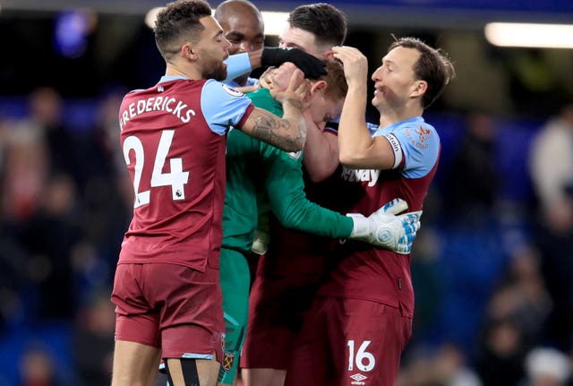 Goalkeeper David Martin, 33, took the plaudits on his Premier League debut after West Ham stunned Chelsea