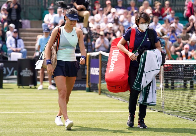 Raducanu's British homecoming lasted only 33 minutes before she retired injured