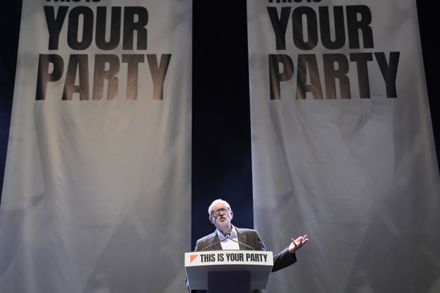 Jeremy Corbyn speaking at the Your Party founding conference