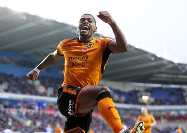 Ivan Cavaleiro celebrates scoring at Reading.