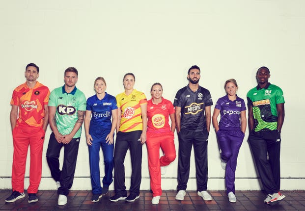 The Hundred's kits and team names were also revealed