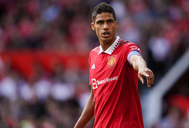 Manchester United’s Raphael Varane