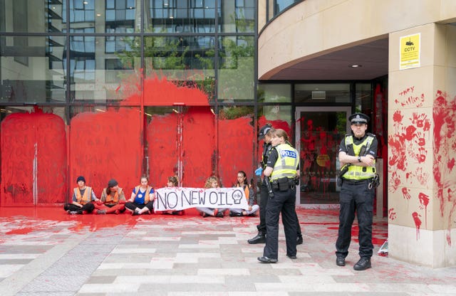 Just Stop Oil protest