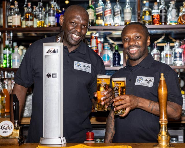 Former Man City duo Shaun Goater and Shaun Wright-Phillips