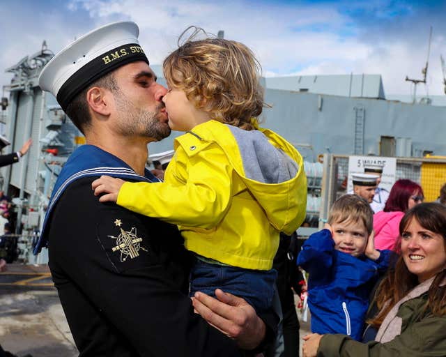 HMS Sutherland homecoming