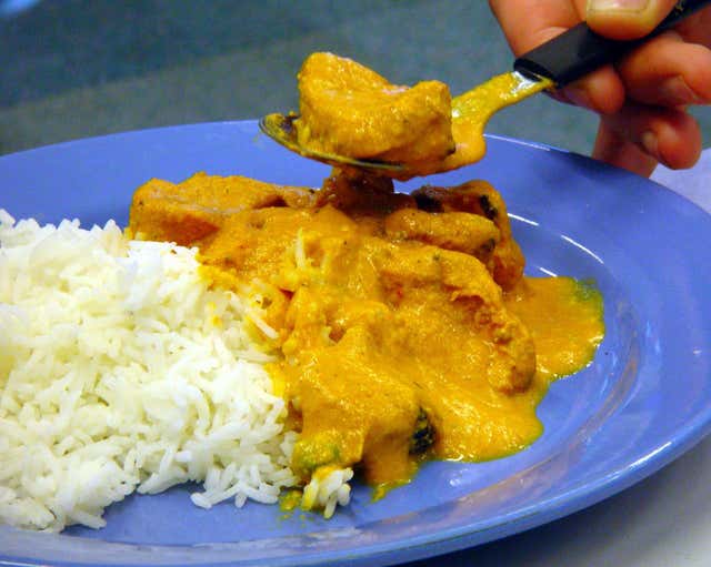 The ingredients of chicken tikka masala could be affected by climate change (Martin Keene/PA)