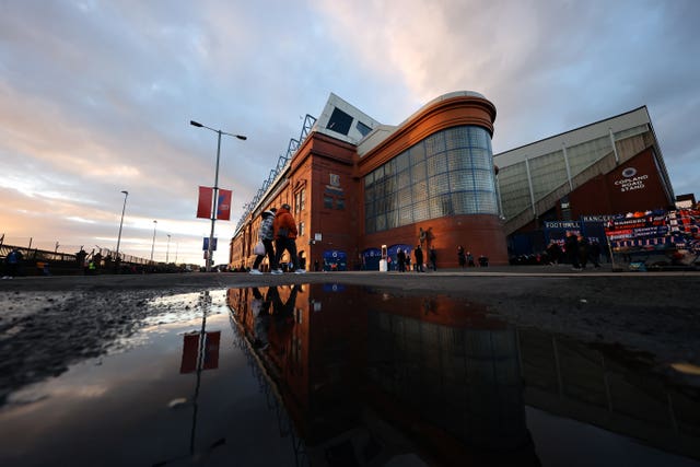Ibrox Stadium.