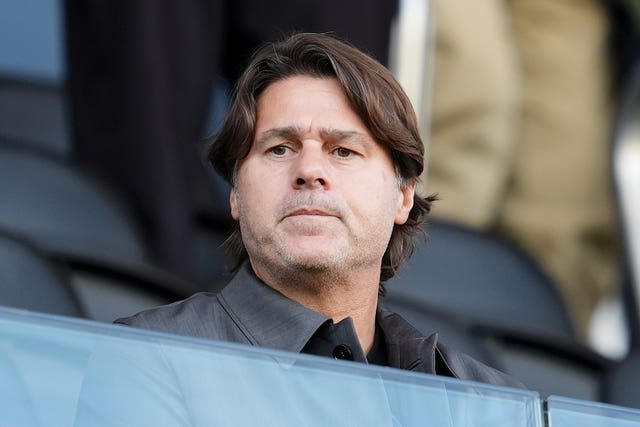 Mauricio Pochettino in the stands