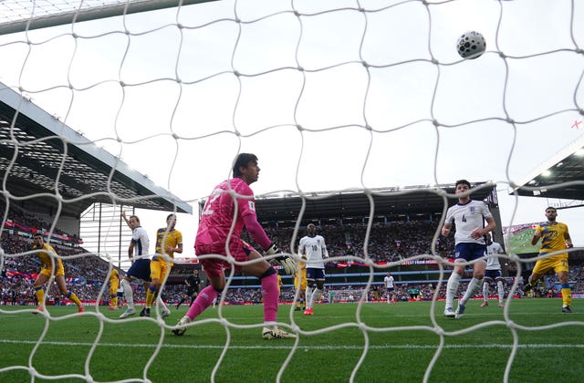 Andorra’s Christian Garcia scoring an own goal