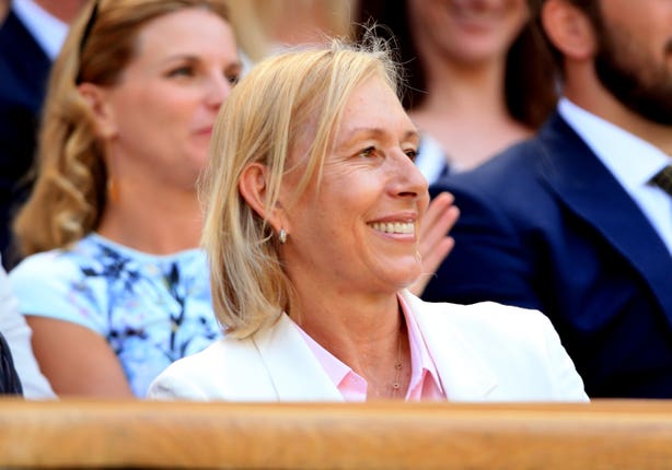 Martina Navratilova was diagnosed with breast cancer in 2010