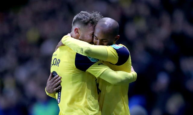 Matty Taylor's goal gave Oxford hope after drawing them level with Manchester City