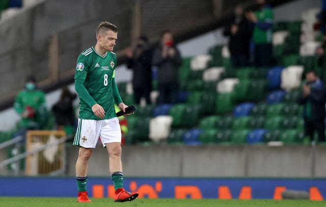 Northern Ireland were left crestfallen after their the Euro 2020 play-off defeat by Slovakia at Windsor Park
