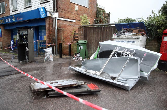 Cash machine blown up in Southampton