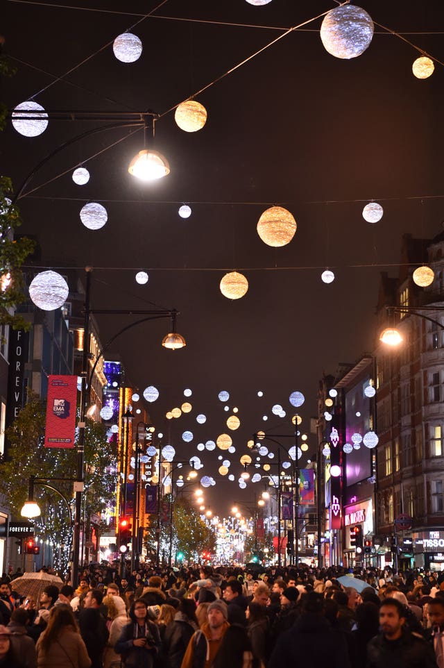Oxford Street Christmas Lights 2017