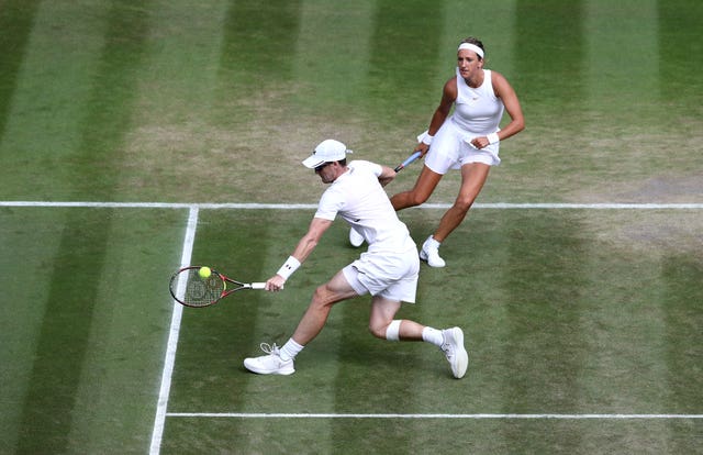Jamie Murray and Victoria Azarenka only become partner's shortly before the mixed doubles began 