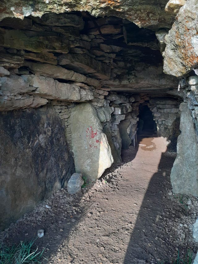 Graffiti on a 5,000-year-old Neolithic chambered tomb