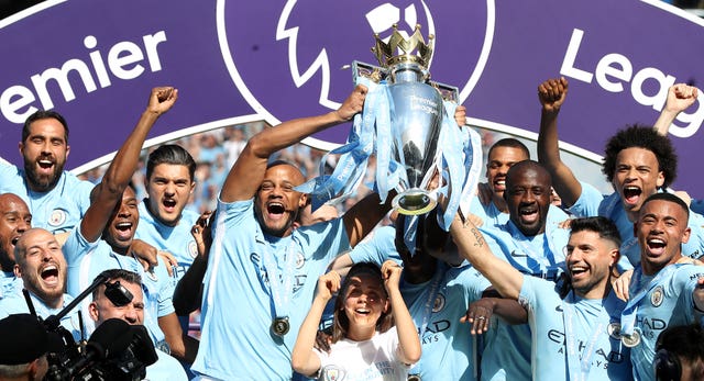 Manchester City powered to Premier League title glory