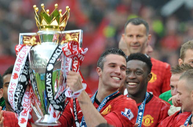 Robin van Persie won the Premier League with Manchester United