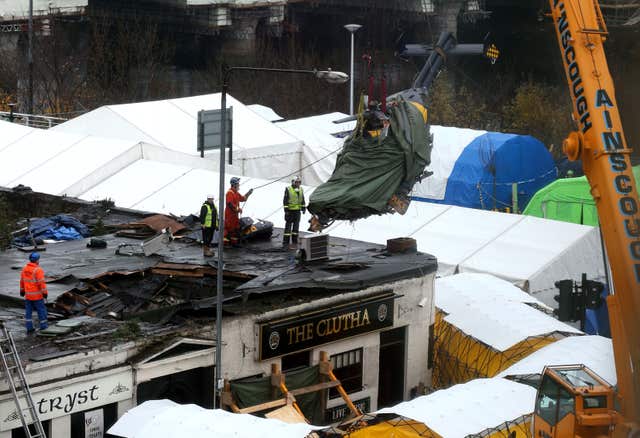 Glasgow helicopter crash