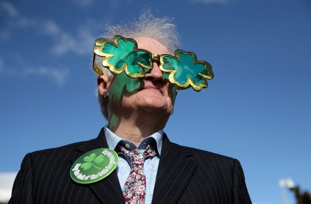 Robert Robinson from Belfast gives a reminder just in case you didn't get the St Patrick's theme memo