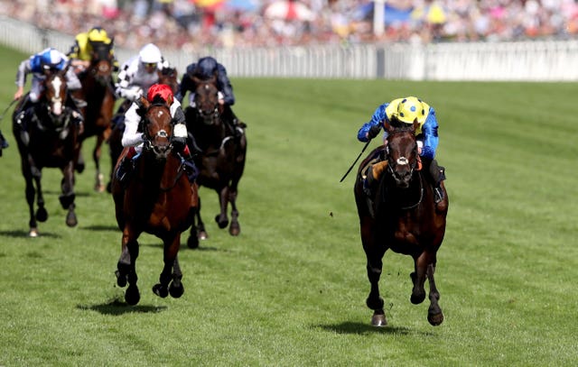 Poet’s Word (right) shocked Cracksman in the Prince of Wales's Stakes at Royal Ascot