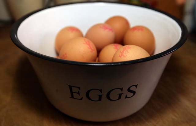 Eggs in a bowl