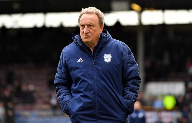 Neil Warnock's Cardiff are five points from safety