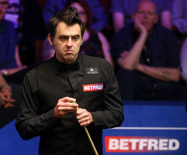 Ronnie O'Sullivan enjoys playing in China (Nigel French/PA)