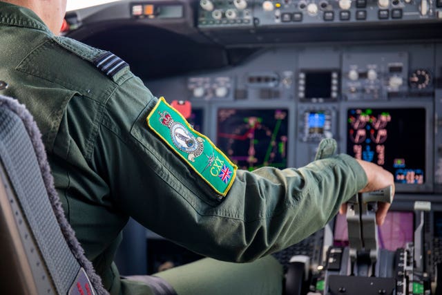 RAF Poseidon monitoring English Channel