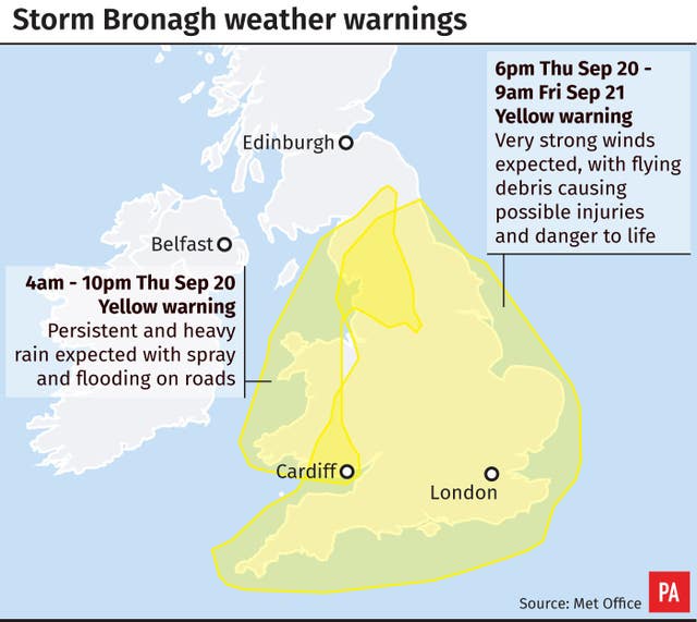 Storm Bronagh graphic