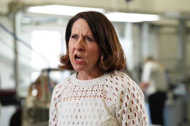 Work and Pensions Secretary Liz Kendall (Jacob King/PA)