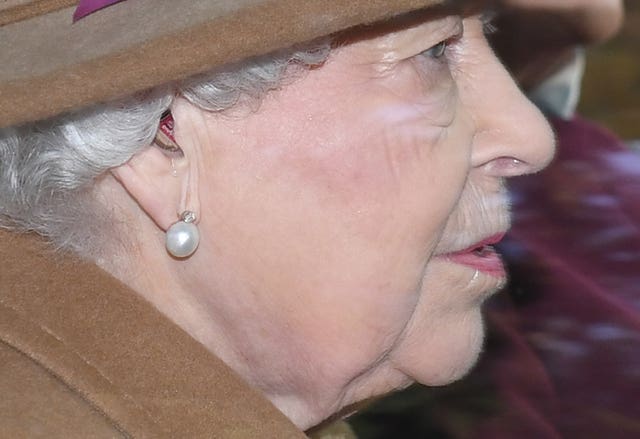 Royals attend church service