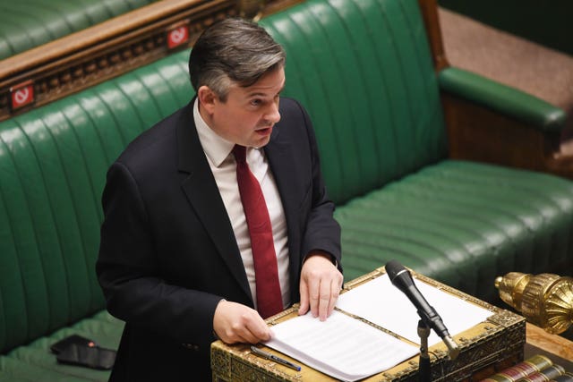 Shadow health secretary Jonathan Ashworth